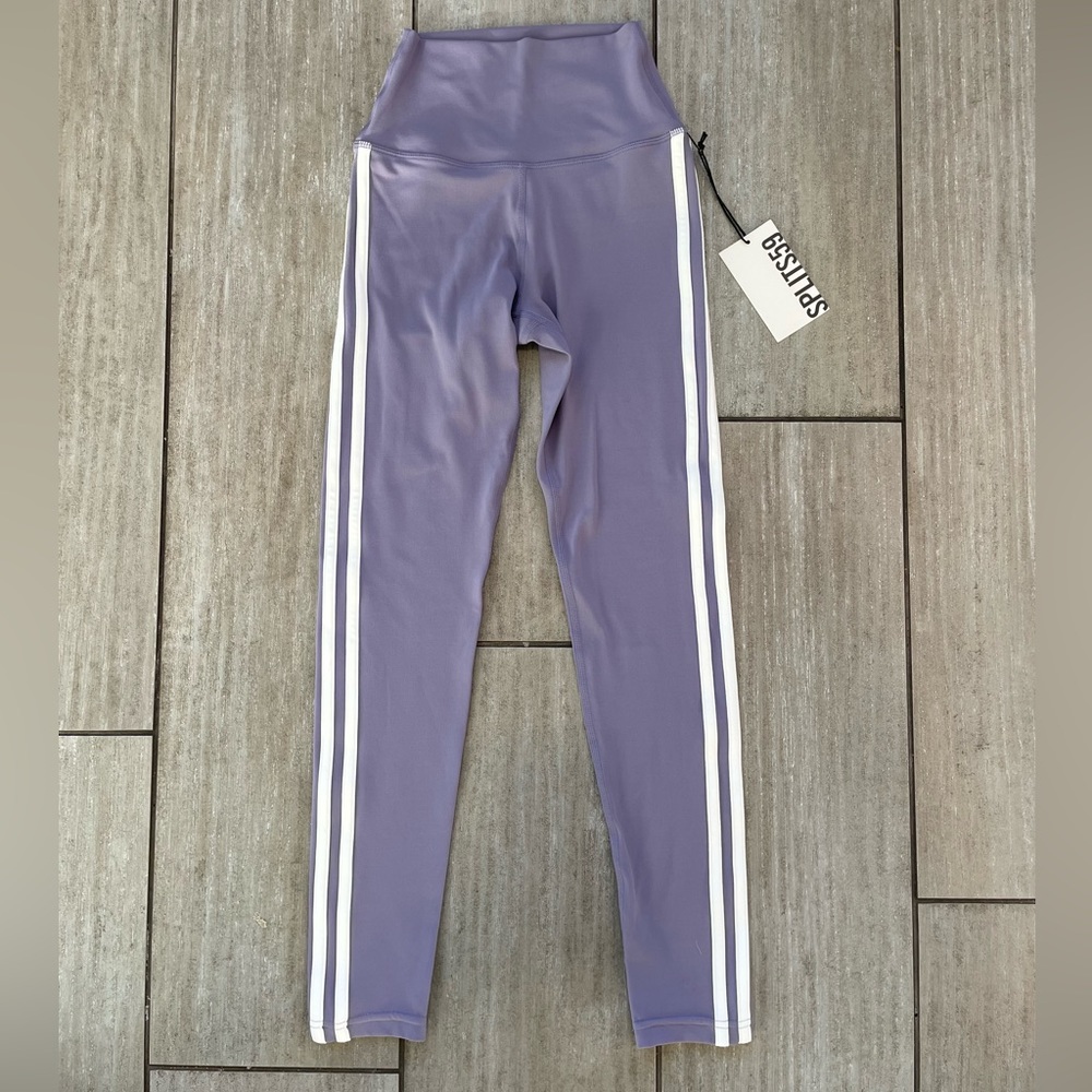 Splits59 ELLA HW 7/8, lavender/white, NBW, size XS